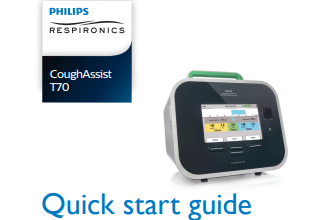 CoughAssist E70 quick start guide