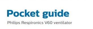 Pocket Guide - V60 ventilator